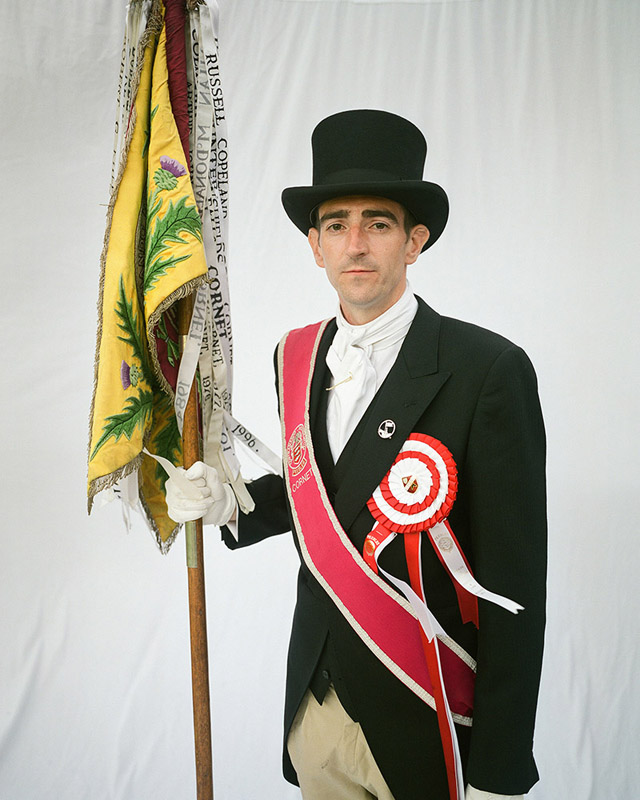 Kevin Smith - Peebles Cornet 2014, during Beltane Week, Peebles, Scotland, 2014. From the project and new book 'Unsullied And Untarnished'.