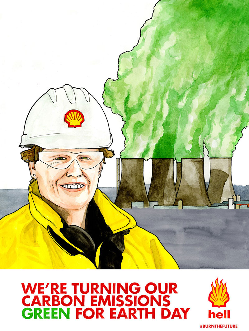 Brandalism Subverts Shell Campaign Brandalism Subverts Shell Campaign